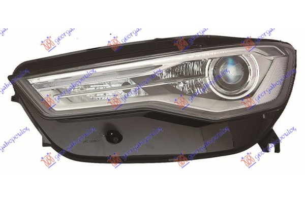 Φανος Εμπρος Bi-XENON Εξυπνο Με Φως Ημερας Led (Ε) (DEPO) Αριστερα Audi A6 14-18 - 128105132