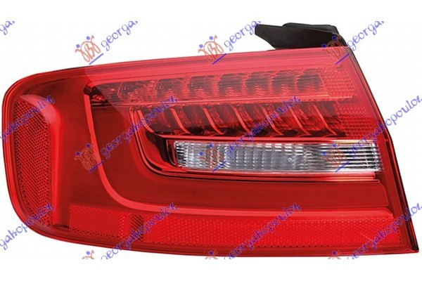 Φανος Πισω Εξω Led (HELLA) Αριστερα Audi A4 11-15 - 130005827