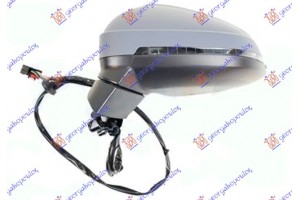 Καθρεφτης ΗΛΕΚΤ. ΘΕΡΜΑΙΝ. ΒΑΦΟΜ. (ΜΕ Φλας & Side ASSIST) (8 PIN) (ASPHERICAL GLASS) Αριστερα Audi A4 15-18 - 130107562