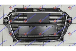 Μασκα Κομπλε Γκρι Με Χρωμιο Πλαισιο (ΜΕ PDS) Audi A3 3D/SPORTBACK 12-16 - 132004540