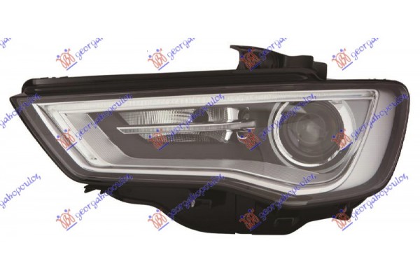 Φανος Εμπρος Bi-XENON Με Φως Ημερας Led (Ε) (DEPO) Αριστερα Audi A3 Sport SEDAN/CABRIO 13-16 - 132105154