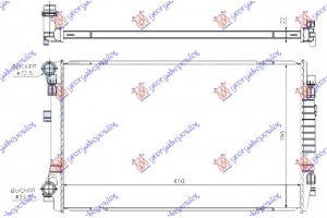 Ψυγειο Νερου 1.2 Tsi Βενζινη (650x400) (BRAZED) Skoda Yeti 09-13 - 747006360