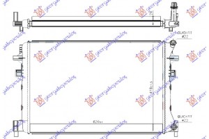 Ψυγειο Βοηθητικο ΒΕΝΖΙΝΗ-ΠΕΤΡΕΛΑΙΟ (620x410x26) Skoda Kodiaq 21-24 - 753106365
