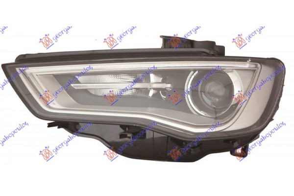 Φανος Εμπρος Bi-XENON Με Φως Ημερας Led Γκρι ΑΝ. (CABRIO) (Ε) (DEPO) Αριστερα Audi A3 Sport SEDAN/CABRIO 13-16 - 132105157