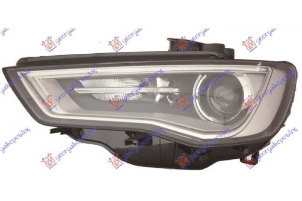 Φανος Εμπρος Bi-XENON Με Φως Ημερας Led Γκρι ΑΝ. (CABRIO) (Ε) (TYC) Αριστερα Audi A3 Sport SEDAN/CABRIO 13-16 - 132105159