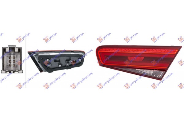 Φανος Πισω Εσω Led Δυναμικο (HELLA) Δεξια Audi A3 3D/SPORTBACK 16-20 - 132205843