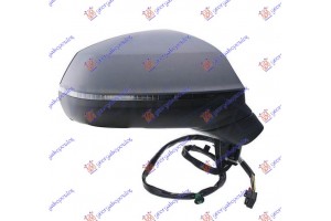 Καθρεφτης ΗΛΕΚΤ. ΘΕΡΜΑΙΝ. ΒΑΦΟΜ. ΗΛ. ΑΝΑΚΛ. (ΜΕ Φλας & Side ASS) (12pin) (Α ΠΟΙΟΤΗΤΑ) (CONVEX GLASS) Δεξια Audi Q5 16-20 - 133107596