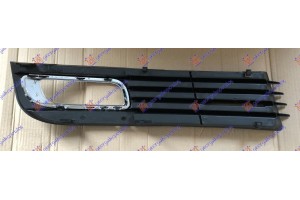 Διχτυ Προφυλακτηρα Εμπρος (ΜΕ Τρυπα Προβολεα & ΧΡΩΜΙΟ) 2007- Αριστερα Audi A8 02-09 - 133904802