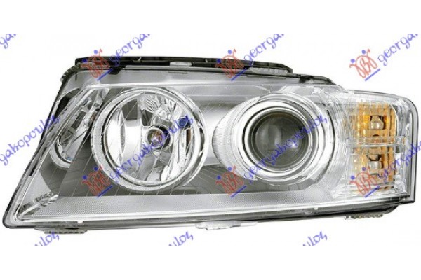 Φανος Εμπρος Bi-XENON 05- (HELLA) Αριστερα Audi A8 02-09 - 133905152