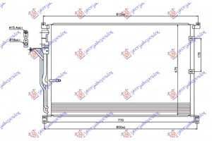 Ψυγειο A/C Για ΌΛΑ ΒΕΝΖΙΝΗ-ΠΕΤΡΕΛΑΙΟ -06 (730x480x16) Audi A8 02-09 - 133906400