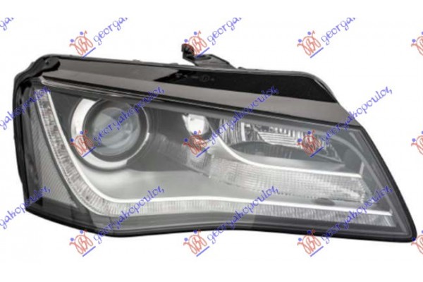 Φανος Εμπρος Bi-XENON Me Φως Ημερας Led (HELLA) Δεξια Audi A8 09-13 - 134005141