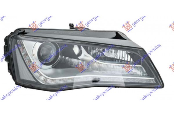 Φανος Εμπρος Bi-XENON Εξυπνο Me Φως Ημερας Led (HELLA) Δεξια Audi A8 09-13 - 134005151