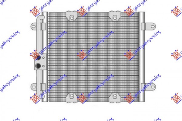 Ψυγειο A/C 4.2-5.2FSI Βενζινη -15 (344x291x16) Audi A8 13-17 - 134106420