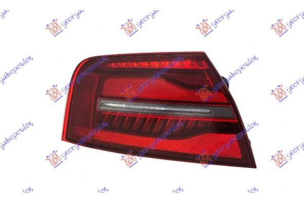 Φανος Πισω Εξω Φυμε Led (ULO) Αριστερα Audi A8 13-17 - 134105832