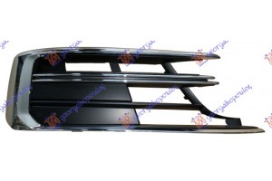 Διχτυ Προφυλακτηρα Εμπρος Με Χρωμιο Δεξια Audi A8 17-21 - 134204801