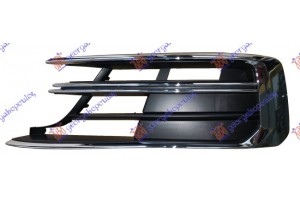 Διχτυ Προφυλακτηρα Εμπρος Με Χρωμιο Αριστερα Audi A8 17-21 - 134204802