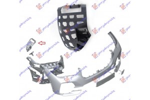 Βαση Προφυλακτηρα Εμπρος Πλαινη Πλαστικη (ΑΝΩ) Δεξια Bmw X5 (G05N) 23- - 151304283