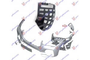 Βαση Προφυλακτηρα Εμπρος Πλαινη Πλαστικη (ΑΝΩ) Αριστερα Bmw X5 (G05N) 23- - 151304284