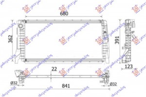 Ψυγειο Νερου 1.5-2.0 (S) Βενζινη ΜΗΧΑΝΙΚΟ/ΑΥΤΟΜΑΤΟ (680x355) Mini COOPER/ONE (F55/F56) 14-21 - 691106325