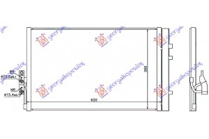 Ψυγειο A/C Για Ολα Βενζινη - Πετρελαιο (565Χ380Χ16) Bmw X3 (F25) 11-14 - 153006400