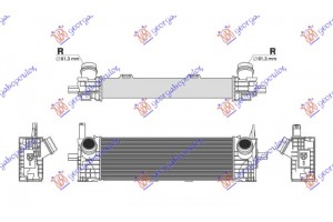 Ψυγειο Intercooler 2.0 Πετρελαιο (540x170x80) Bmw X3 (G01) 17-21 - 153206200