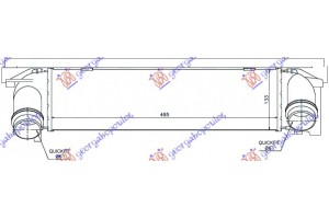 Ψυγειο INTER. 1,4-1,6-1,8-2,0(495x133x80 Bmw Series 3 (F30/F31) SDN/S.W. 12-14 - 154106200
