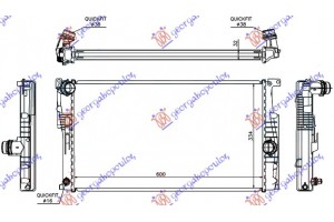 Ψυγειο 1.6 (316i/320i) Βενζινη - 2.0 (316d/318d/320d/325d/330d) Πετρελαιο Αυτοματο (600x334x32) Bmw Series 3 (F30/F31) SDN/S.W. 12-14 - 154106310