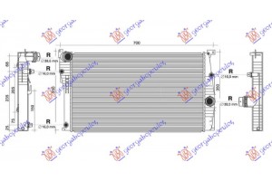 Ψυγειο Νερου 3.0 (330d) Πετρελαιο Αυτοματο (600x330x26) 3 Σωληνακια Bmw Series 3 (F30/F31) SDN/S.W. 12-14 - 154106340