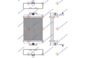 Ψυγειο Βοηθητικο ΒΕΝΖΙΝΗ-ΠΕΤΡΕΛΑΙΟ (185x156x26) Bmw Series 3 (F30/F31) SDN/S.W. 12-14 - 154106350