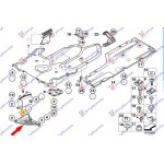 Ποδια Μηχανης Πλαστικη Ακραια Δεξια Bmw Series 6 (E63/64) COUPE/CABRIO 04-11 - 155000831