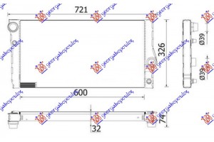 Ψυγειο Νερου 3.0 ΒΕΝΖΙΝΗ-ΠΕΤΡΕΛΑΙΟ (600X326) Bmw Series 6 (F13/12/06) COUPE/CABRIO 11-15 - 155106330