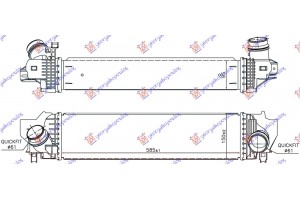 Ψυγειο Intercooler Για Ολα Πετρελαιο / (2.0 (220i) Βενζινη (585x150x95) Bmw Series 2 (F45/F46) ACTIVE/GRAN Tourer 14-17 - 157106200
