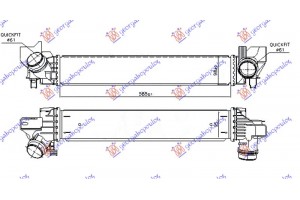 Ψυγειο Intercooler 1.5 Turbo Βενζινη (585x98x95) Mini COOPER/ONE (F55/F56) 14-21 - 691106210