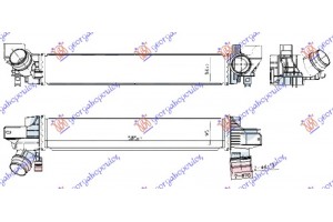 Ψυγειο Intercooler 1.5 (225xe HYBRID) Βενζινη (585x95x98) (VALEO) Bmw Series 2 (F45/F46) ACTIVE/GRAN Tourer 14-17 - 157106220