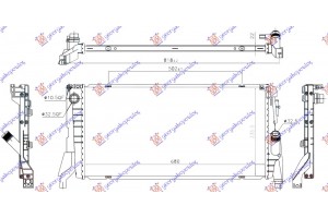 Ψυγειο Νερου 1.5 (216i/218i) Βενζινη ΜΗΧΑΝΙΚΟ-ΑΥΤΟΜΑΤΟ (680x330x22) Bmw Series 2 (F45/F46) ACTIVE/GRAN Tourer 14-17 - 157106330