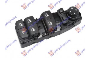 Διακοπτης ΠΑΡΑΘ/ΚΑΘΡ. ΑΝΑΚΛ. ΕΜΠ. (κουρτινα) (Τετραπλός)(6pin) Αριστερα Bmw Series 7 (F01/02) 08-12 - 158007172