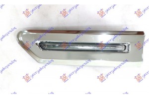 Φλας Πλαινο Φτερου Led Me Χρωμιο Πλαισιο Αριστερα Bmw Series 7 (F01/02) 12-15 - 158105492