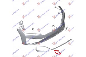 Διακοσμητικο Προφυλακτηρα Εμπρος Ανω Χρωμιο Δεξια Bmw Series 7 (G11/G12) 19-22 - 158304023