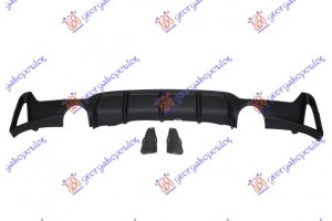 Σποιλερ Προφυλακτηρα Πισω (M PERFORMANCE) Bmw Series 4 (F32/36/33/)COUPE/GR.COUPE/CAB.14-20 - 159006395