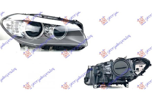 Φανος Εμπρος Bi-XENON Με Φως Ημερας Led (E) (TYC) Δεξια Bmw Series 5 (F10/11) 10-13 - 160005138