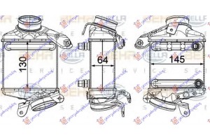 Ψυγειο INTERC. 4,0-4,4 Βενζ (130x144x64) (& GT/F07) Αριστερα Bmw Series 5 (F10/11) 10-13 - 160006202