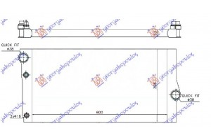 Ψυγειο Νερου Για ΌΛΑ Πετρελαιο (& GT/F07) (600x310x32) (MAHLE Behr Premium LINE) Bmw Series 5 (F10/11) 10-13 - 160006325
