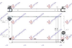 Ψυγειο Νερου 3.0 (535iX) Βενζινη (& GT/F07) (605x310x32) Bmw Series 5 (F10/11) 10-13 - 160006330