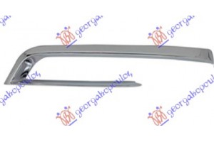 Διακοσμητικο Διχτυου Προφυλακτηρα Εμπρος Ακραιο (GT/F07) (LUXURY) Χρωμιο Αριστερα Bmw Series 5 (F10/11) 13-16 - 160104809