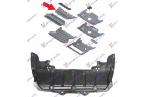 Ποδια Μηχανης Πισω Πλαστικη (AWD) Bmw Series 5 (G30/G31) 20-24 - 160300855