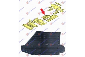 Πλαστικο Καλυμμα Δαπεδου Μεσαιο (AYTOMATO) Bmw Series 5 (G30/G31) 16-20 - 160200865