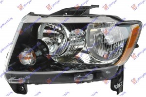 Φανος Εμπρος Μαυρος (DEPO) Αριστερα Jeep Compass 11-16 - 176005134