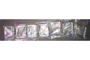 Μασκα Διακοσμητικα (ΣΕΤ 7 ΤΕΜ.) Χρωμιο Jeep Compass 16-22 - 176104600