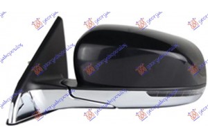 Καθρεφτης ΗΛΕΚΤ. ΘΕΡΜΑΙΝ. ΒΑΦΟΜ. (ΜΕ ΦΛΑΣ) Χρωμιο Βαση (FLAT GLASS) Αριστερα Jeep Compass 22- - 176207482