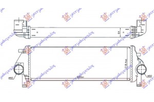 Ψυγειο Intercooler 3.0 Crdi Πετρελαιο (650x220x64) Jeep Grand Cherokee 11-14 - 177006200
